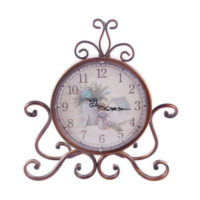 Orologio da tavolo vintage con supporto