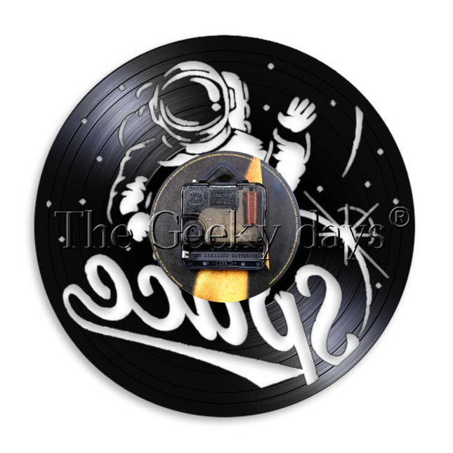 Orologio in vinile da parete astronauta