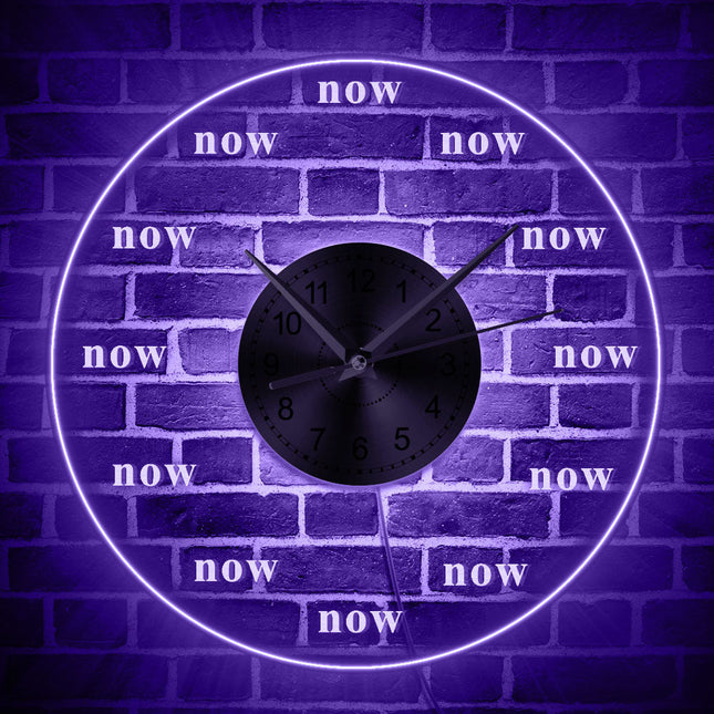 Orologio da parete design originale Now