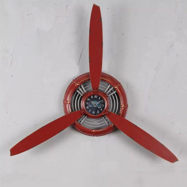 Orologio da parete design elica aereo