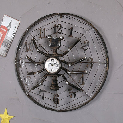 Orologio da parete industriale a ragno