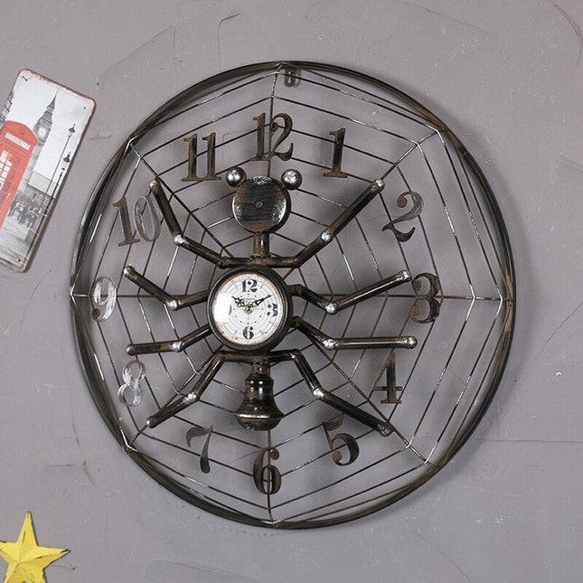 Orologio da parete industriale a ragno