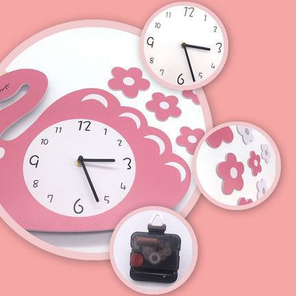 Orologio da parete cigno per cameretta