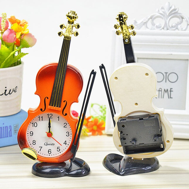 Orologio da tavolo a forma violino