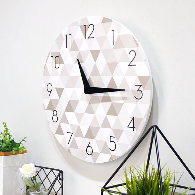 Orologio da parete design geometrico colorato