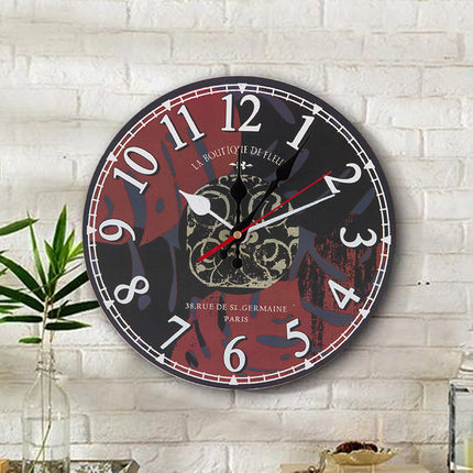 Orologio da parete con gufi colorati