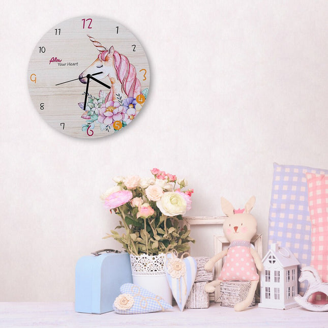 Orologio da parete per bambina unicorno