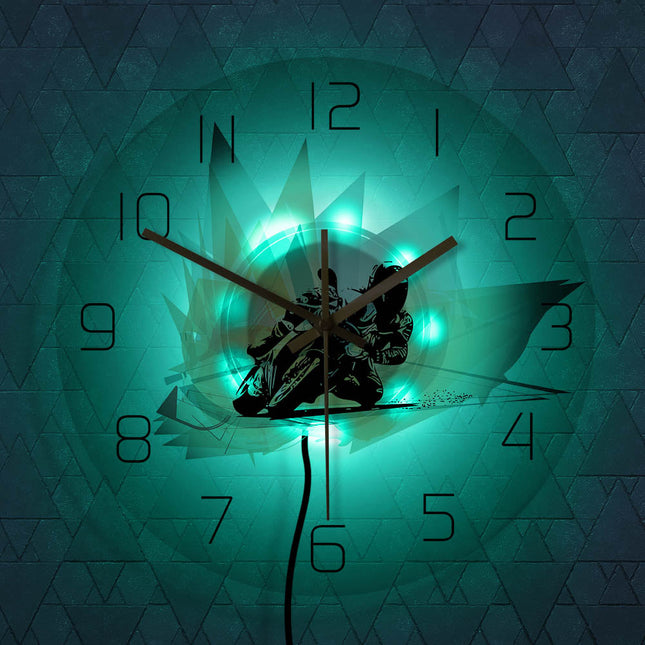 Orologio da parete a LED MotoGP