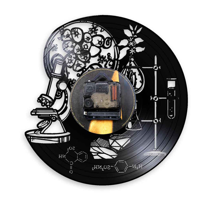 Orologio vinile tavola periodica degli elementi