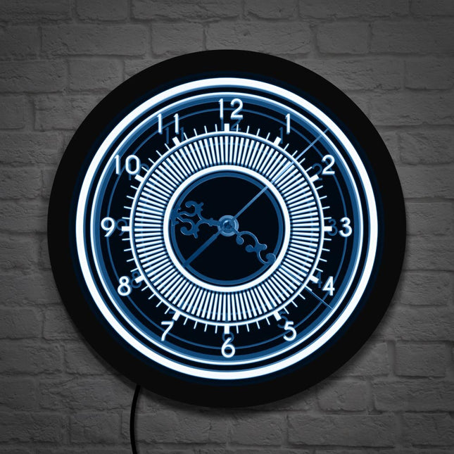 Orologio da parete rotondo retroilluminato LED