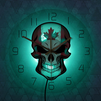 Orologio da muro LED teschio Canada
