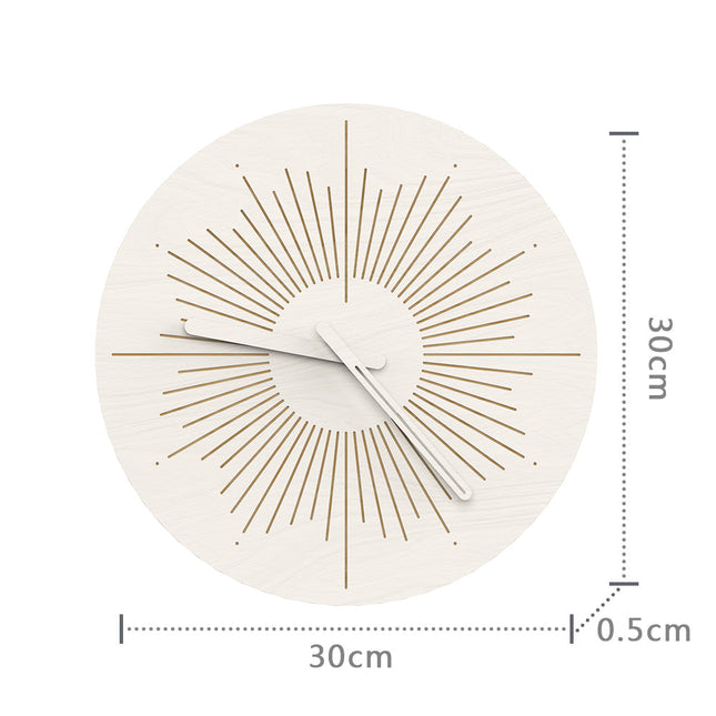 Orologio da parete design a raggiera