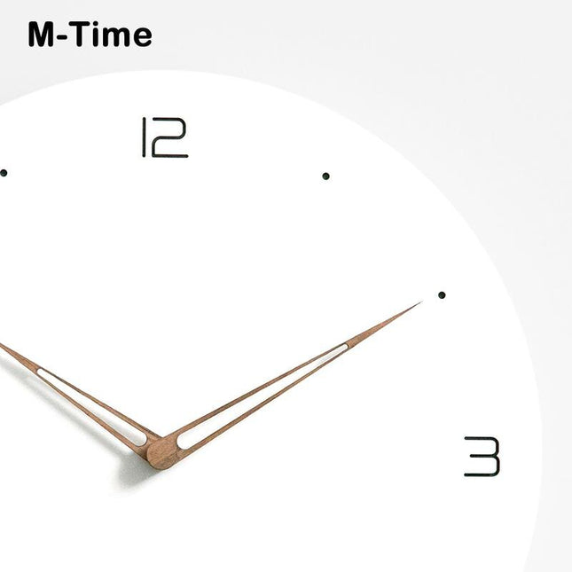 Orologio da muro moderno legno sbiancato