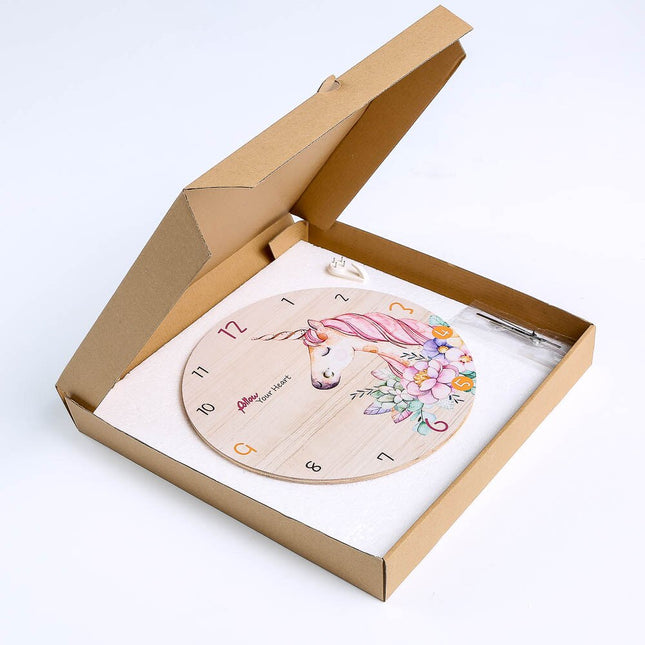 Orologio da parete per bambina unicorno