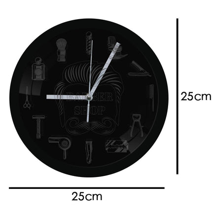 Orologio luminoso LED per barber shop