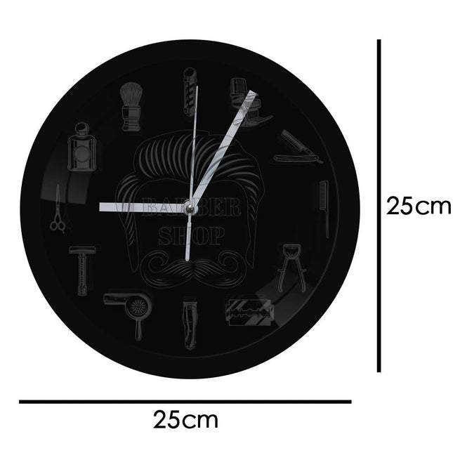 Orologio luminoso LED per barber shop