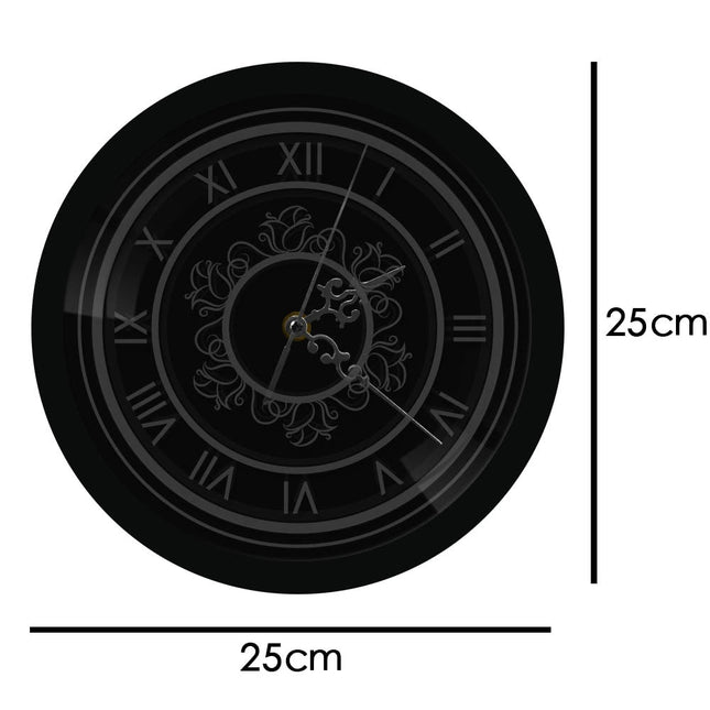 Orologio da parete LED design barocco