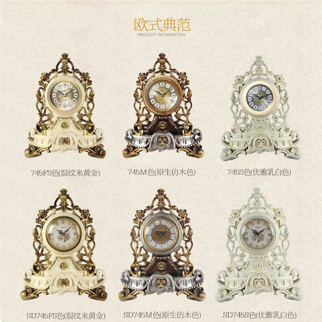 Orologio da tavolo antico finitura dorata