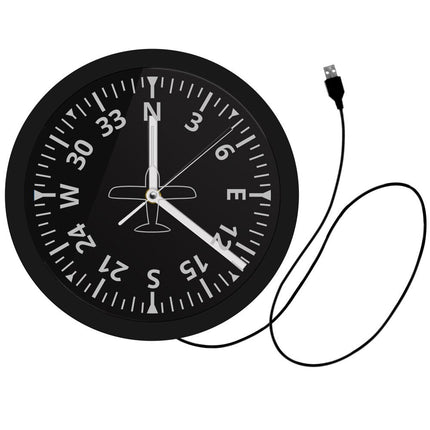 Orologio da parete luminoso indicatore volo