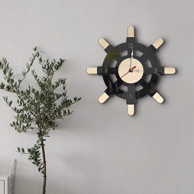 Orologio da parete a forma di timone