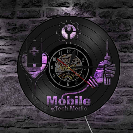 Orologio vinile riparazione smartphone e tech