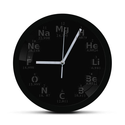 Orologio da parete LED tavola periodica
