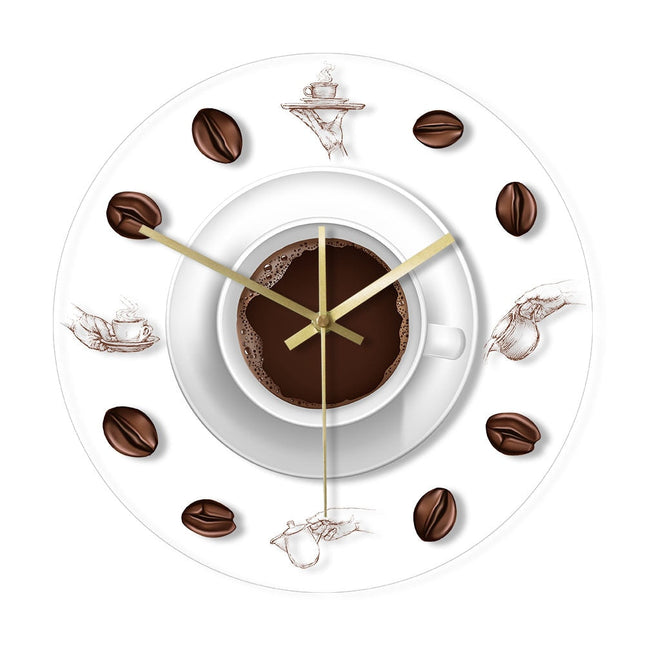 Orologio da muro LED tazza caffè
