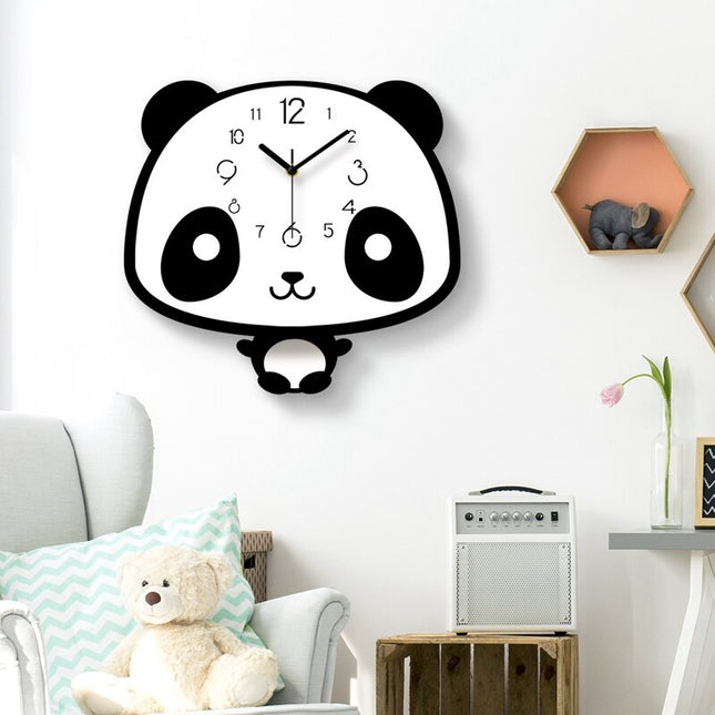 Orologio da parete design panda cameretta