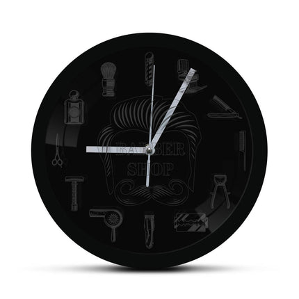 Orologio luminoso LED per barber shop