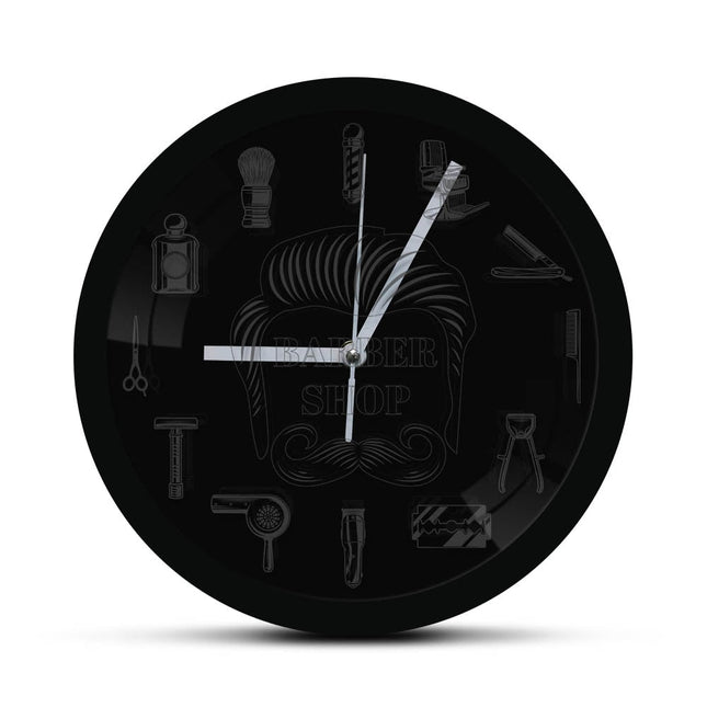 Orologio luminoso LED per barber shop