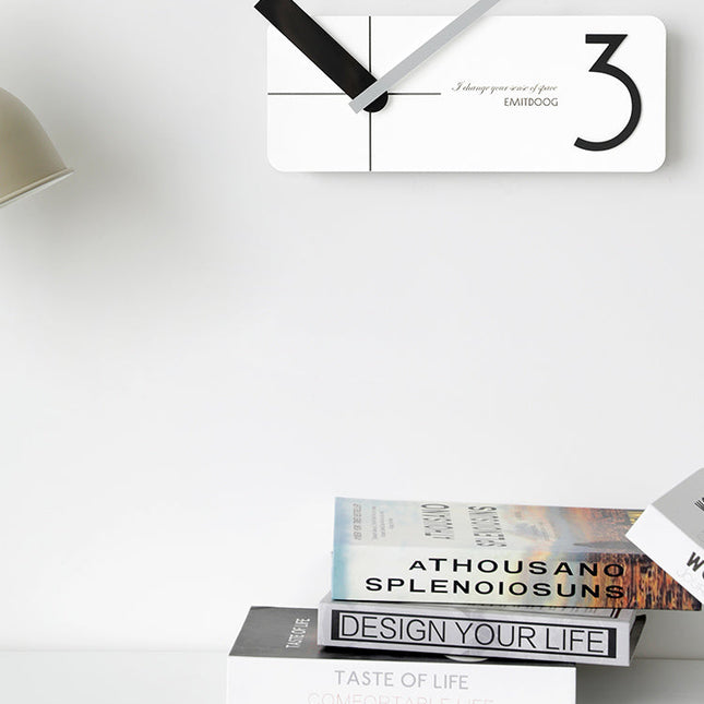 Orologio da parete rettangolare design moderno