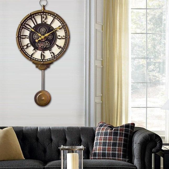 Orologio a pendolo da parete retrò