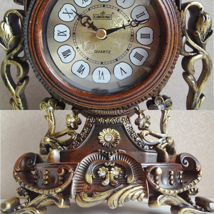 Orologio da tavolo antico finitura dorata