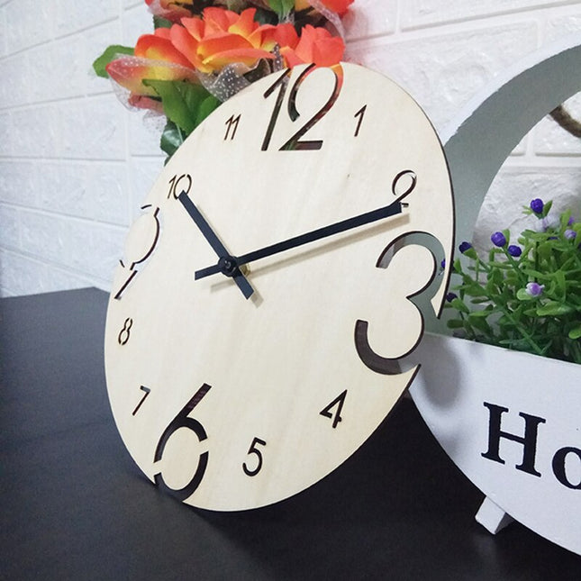 Orologio da parete in legno numeri grandi