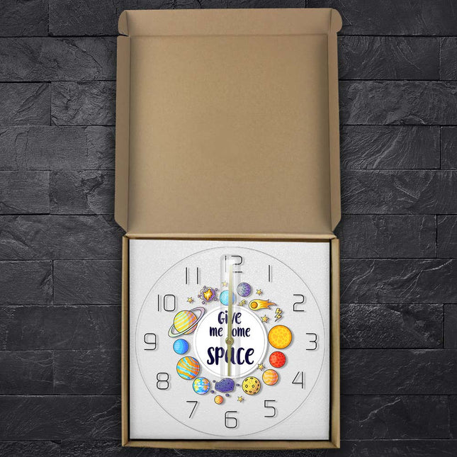 Orologio da parete a LED pianeti