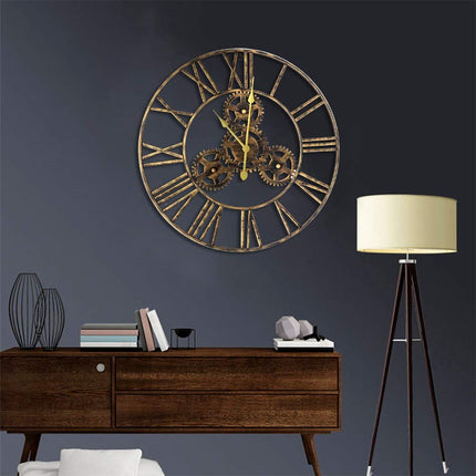 Grande orologio industrial numeri romani