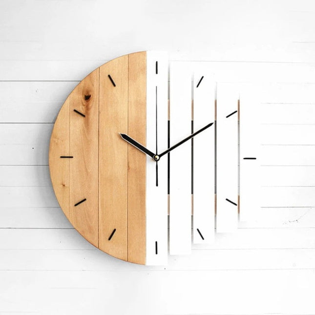 Orologio da parete moderno design bicolore