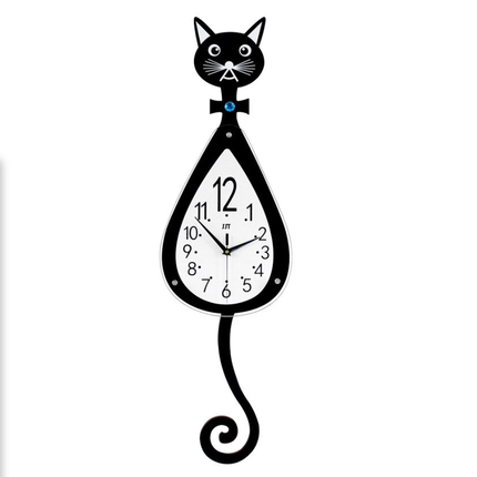 Orologio da parete gatto con pendolo
