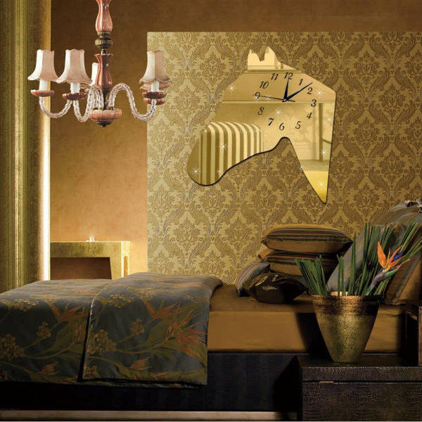 Orologio da parete specchio testa cavallo