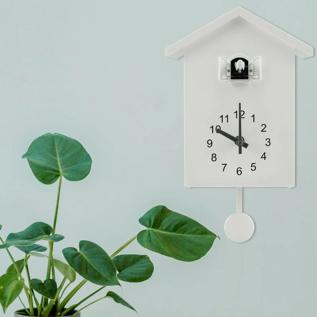 Orologio a cucù moderno bianco da parete
