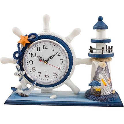 Orologio da tavolo stile marino faro