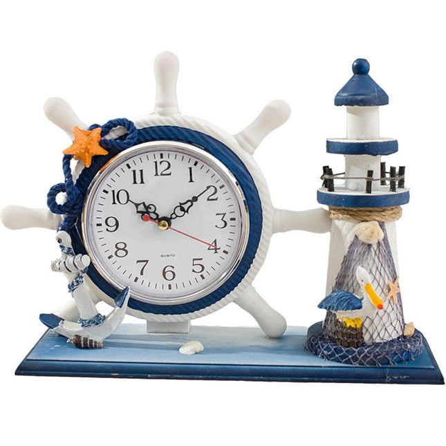 Orologio da tavolo stile marino faro