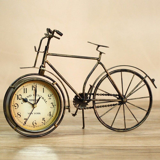 Orologio da tavolo vintage a bicicletta