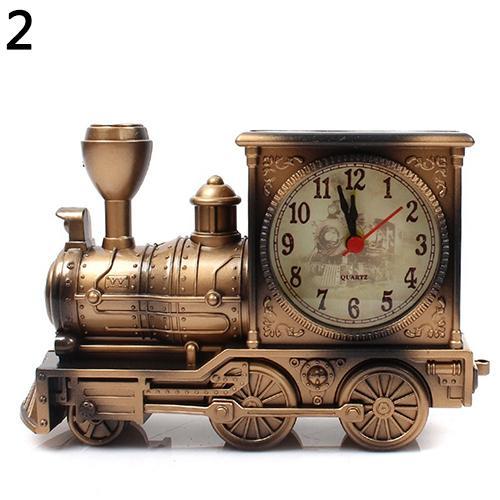 Orologio da tavolo vintage a treno