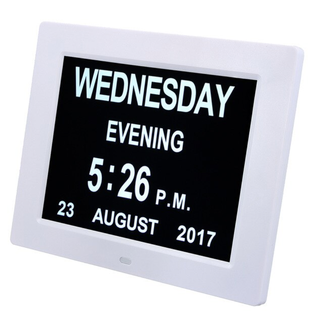 Orologio digitale con data per anziani