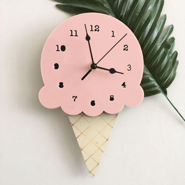 Orologio da parete a forma di gelato