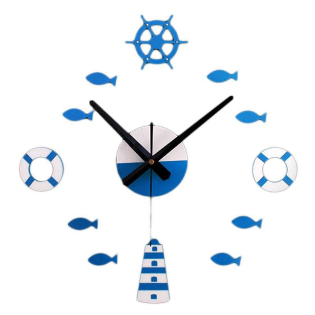 Orologio da parete adesivo tema mare