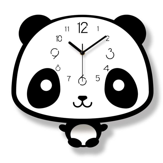 Orologio da parete design panda cameretta