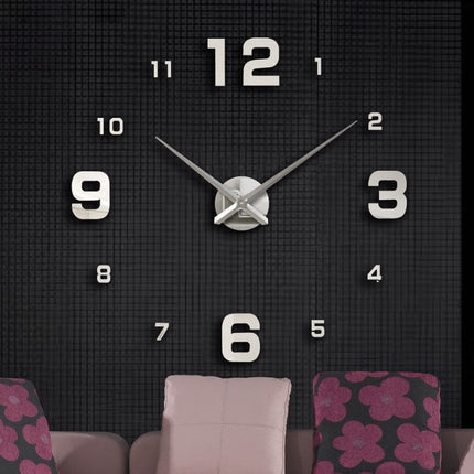 Orologio da parete adesivo grande design