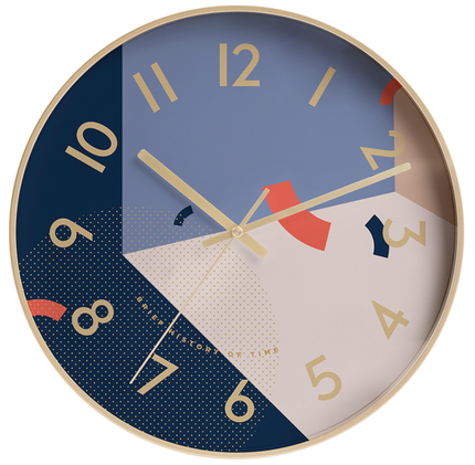 Orologio da parete design retrò colorato